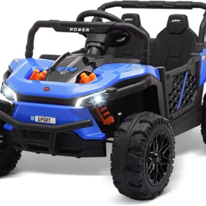 R1250 12v Buggy Ride-On Car, 2WD UTV Buggy Electric Car with Parental Remote Control, Working Doors and LED Lights